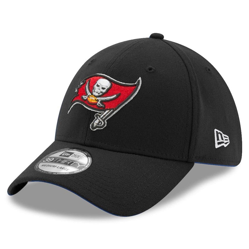 Tampa Bay Buccaneers New Era NFL Team 39THIRTY Stretch Fit Hat – Black