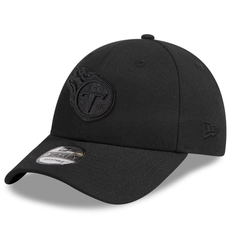 Tennessee Titans New Era NFL Black On Black 9FORTY Snapback Hat