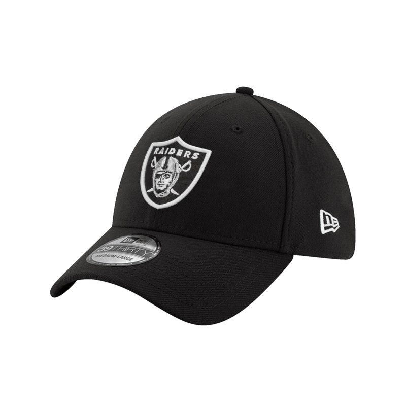 Las Vegas Raiders New Era NFL Team 39THIRTY Stretch Fit Hat – Black