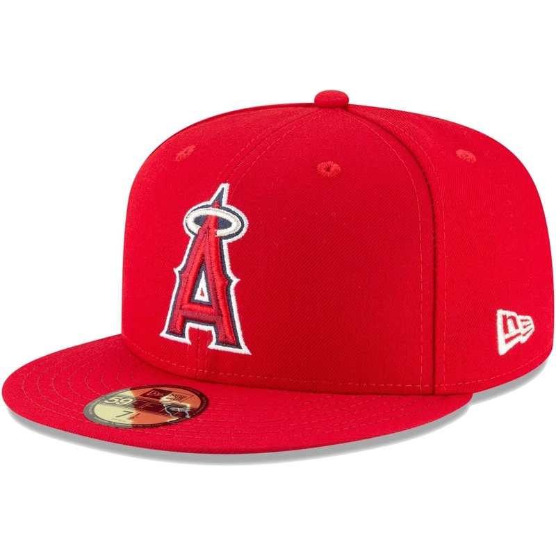 Los Angeles Angels New Era MLB AC On-Field Game 59FIFTY Fitted Hat – Red