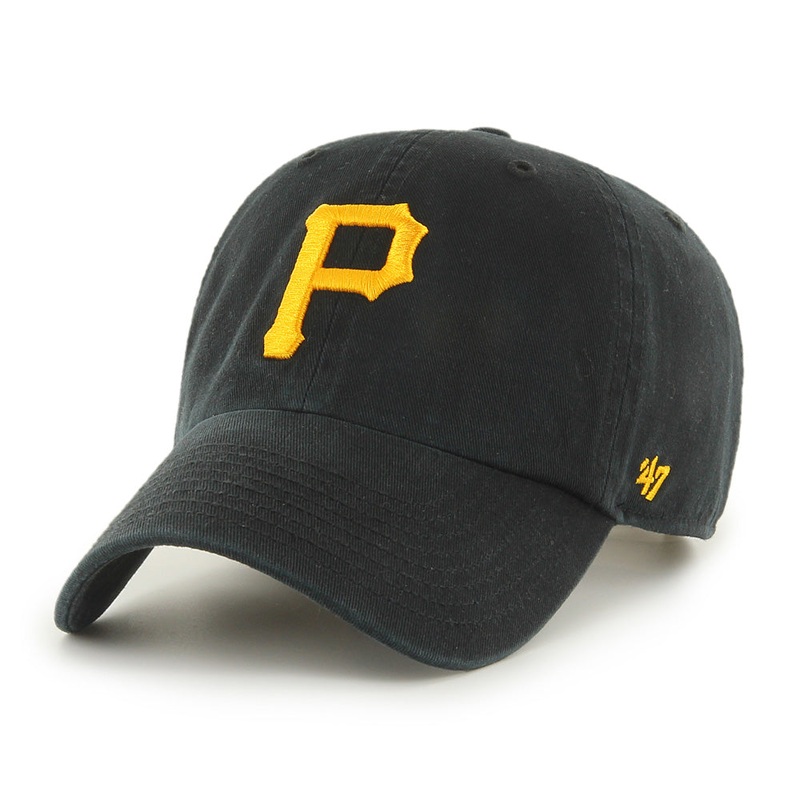 MLB Pittsburgh Pirates ’47 Clean Up Adjustable Hat – Black