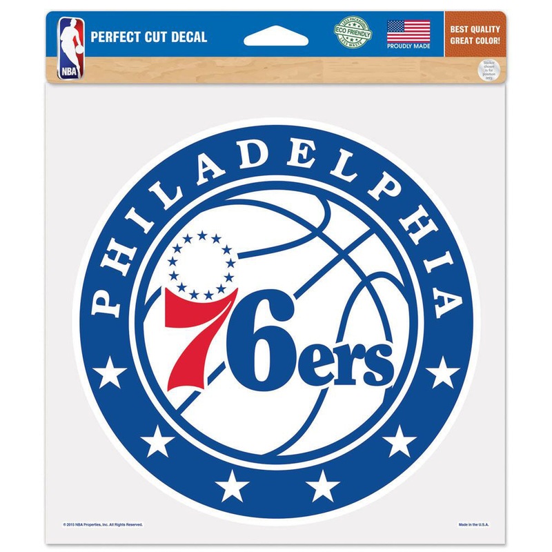 NBA Philadelphia 76ers WinCraft 8″ x 8″ Logo Decal