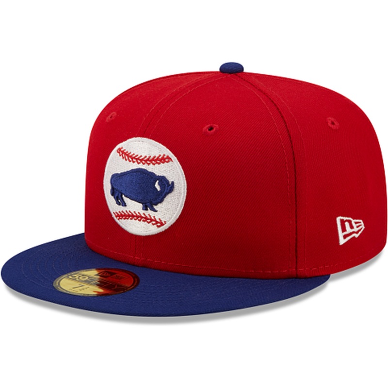 New Era Buffalo Bisons Authentic Collection Red 59FIFTY Fitted Hat