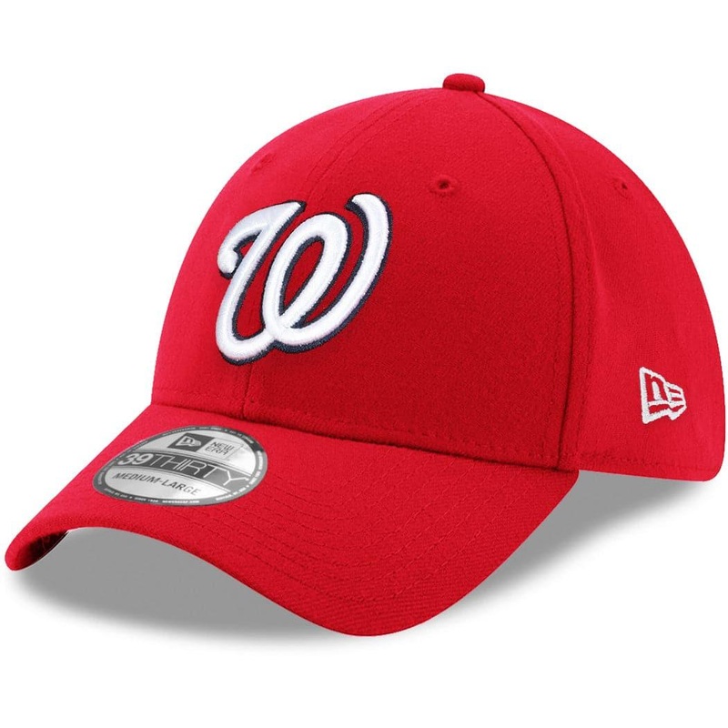 Washington Nationals New Era MLB Team 39THIRTY Stretch-Fit Hat – Red