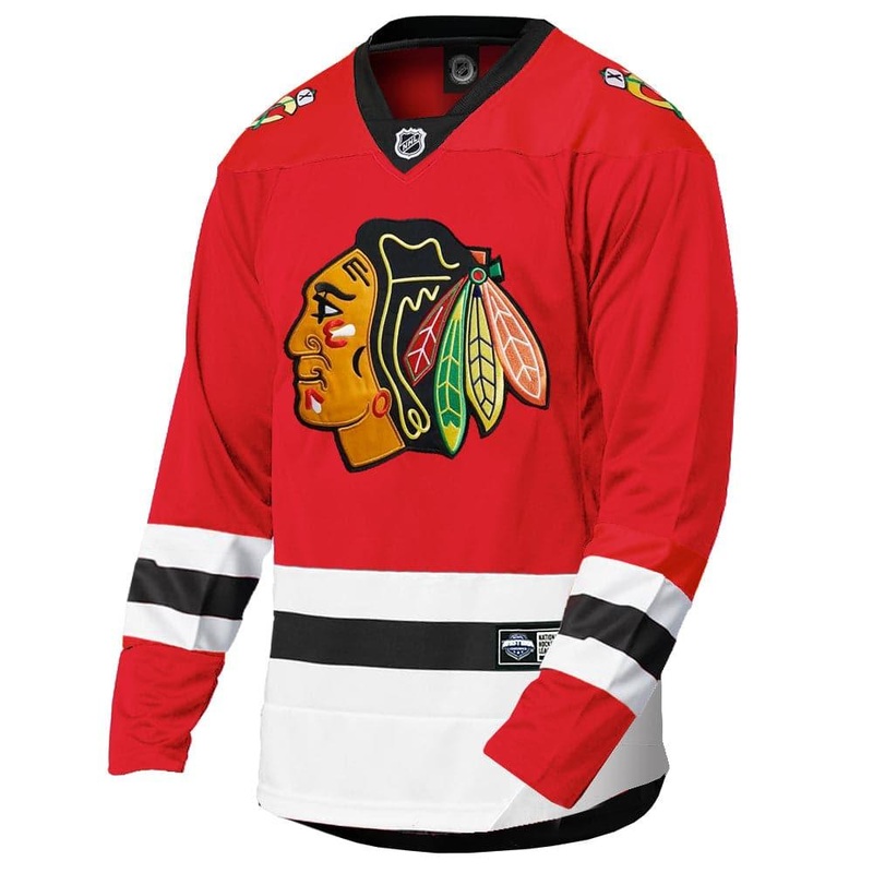 Chicago Blackhawks Majestic NHL Fan Replica Jersey – Red