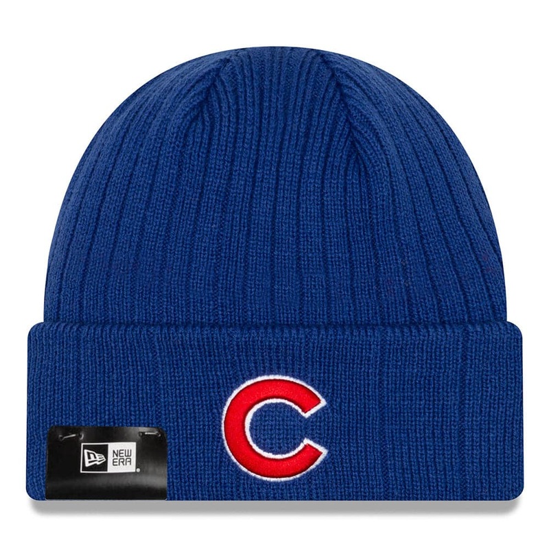 Chicago Cubs New Era MLB On-Field Team Cuffed Knit Beanie – Blue