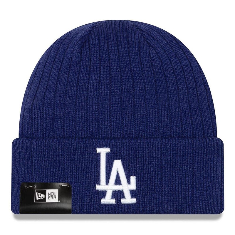 Los Angeles Dodgers New Era MLB On-Field Cuffed Knit Beanie – Blue