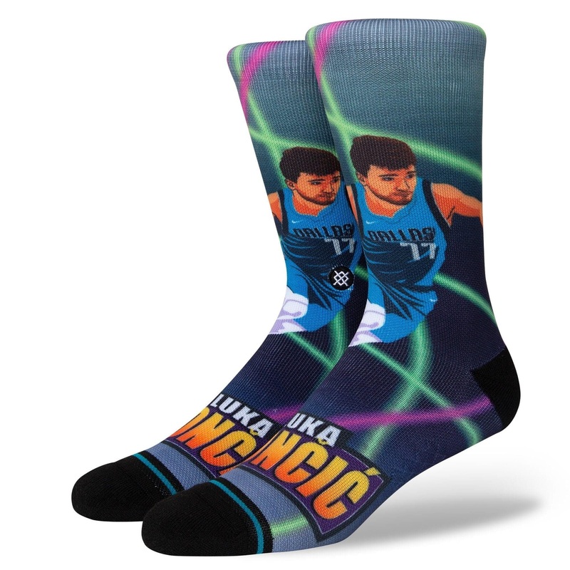 Luka Doncic Dallas Mavericks Stance NBA Fast Break Player Crew Socks