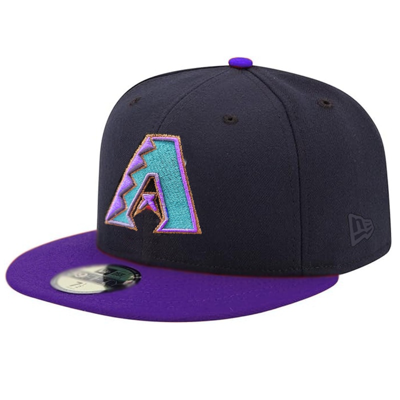 New Era 59FIFTY Arizona Diamondbacks Fitted Hat – Black / Purple