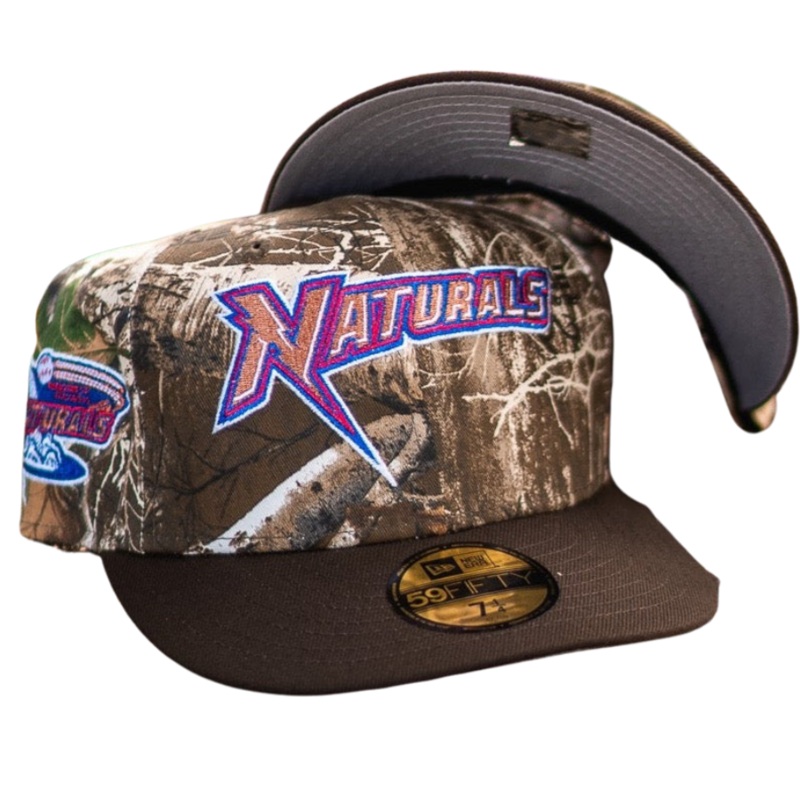 New Era Northwest Arkansas Naturals Realtree Camo/Mocha 59FIFTY Fitted Hat