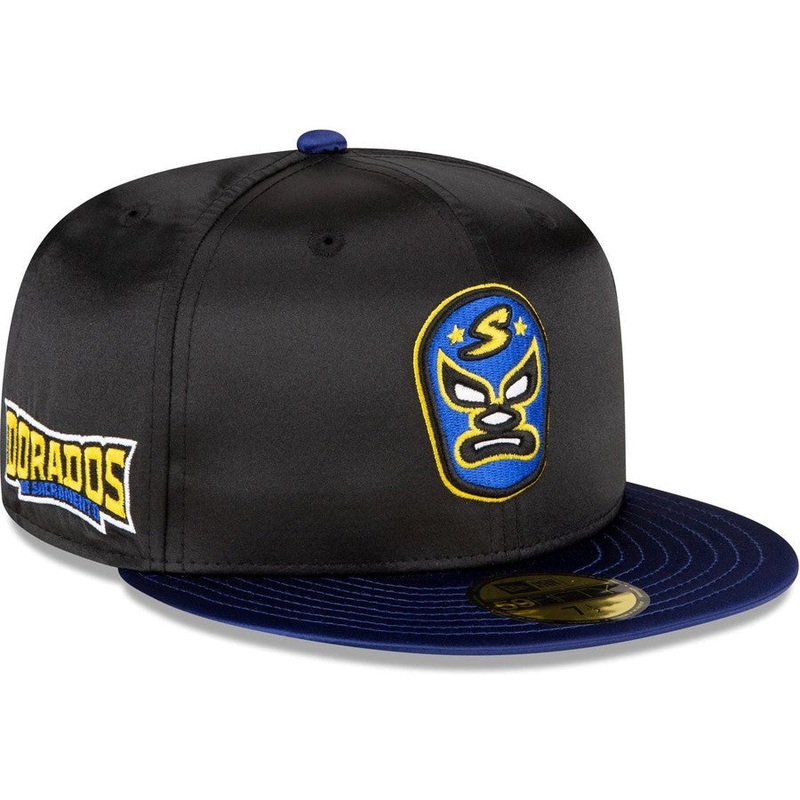 New Era Sacramento River Cats Black Satin 2023 59FIFTY Fitted Hat