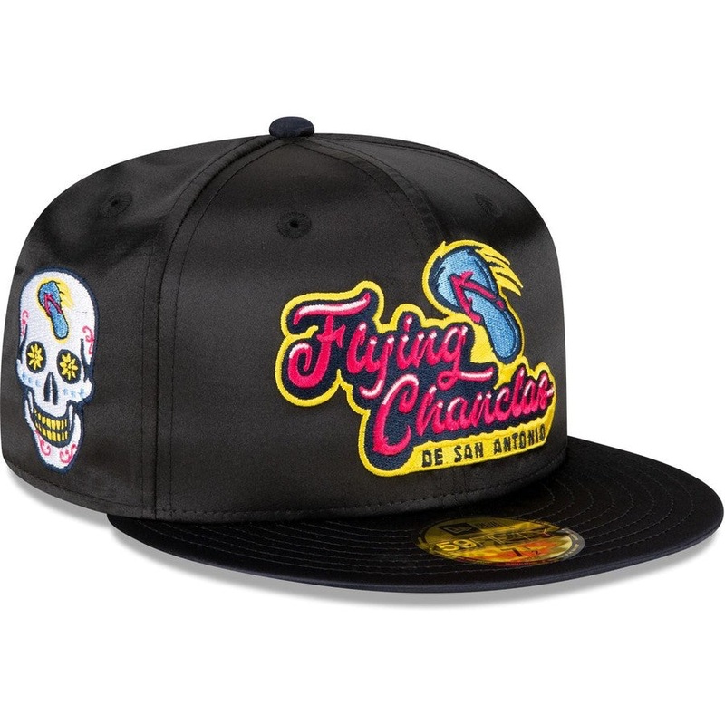 New Era San Antonio Missions Black Satin 2023 59FIFTY Fitted Hat