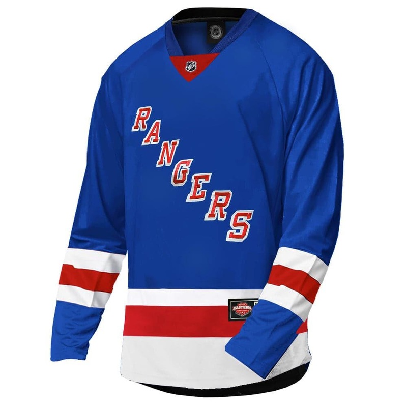 New York Rangers Majestic NHL Fan Replica Jersey – Blue