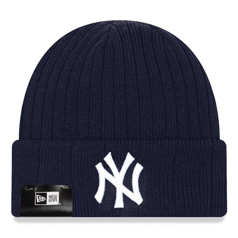 New York Yankees New Era MLB On-Field Team Cuffed Knit Beanie – Navy