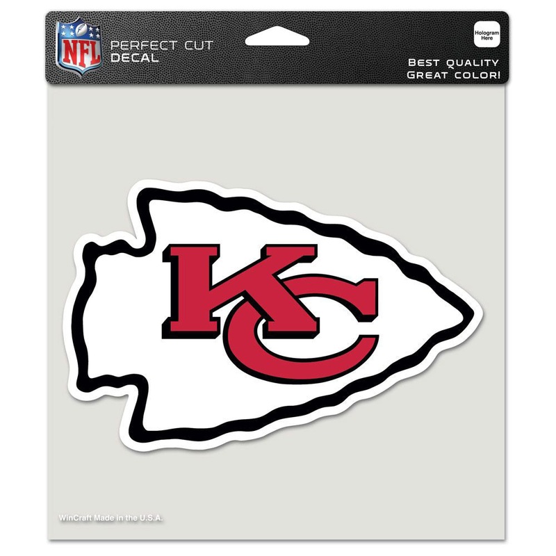 NFL Kansas City Chiefs WinCraft 8″ x 8″ Logo Decal