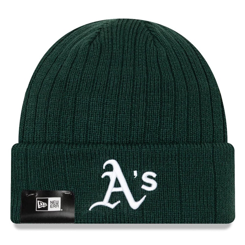 Oakland Athletics New Era MLB On-Field Team Cuffed Knit Beanie – Green