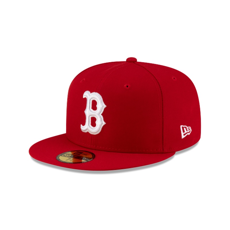 Boston Red Sox 2025 City Connect New Era 59FIFTY Fitted Hat  Scarlet Red