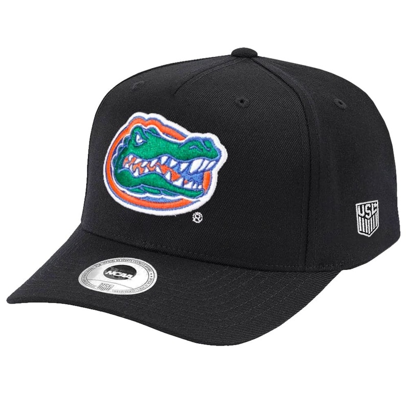 Florida Gators USL NCAA Team Logo 110 Snapback Hat – Black