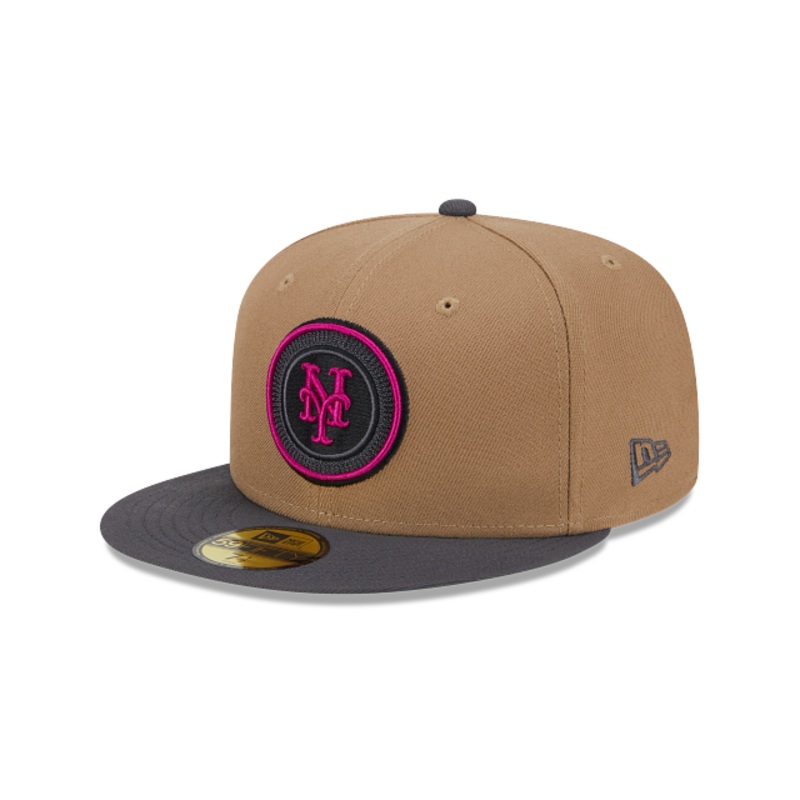 New York Mets City Connect New Era 59FIFTY Fitted Hat  KHKOTC ALT Edition