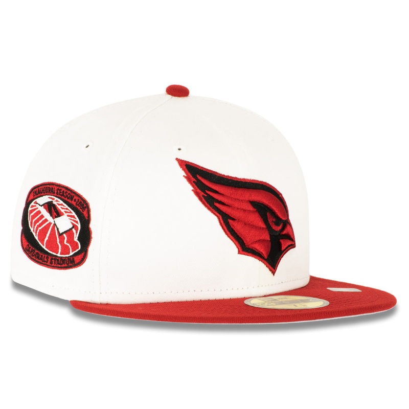 NFL Arizona Cardinals New Era Two-Tone Red Logo 59FIFTY Fitted Hat