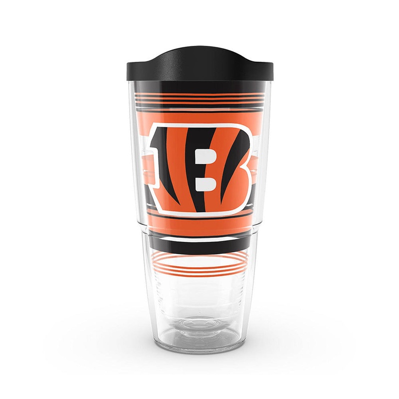 NFL Cincinnati Bengals Tervis 24oz Hype Stripes Travel Tumbler