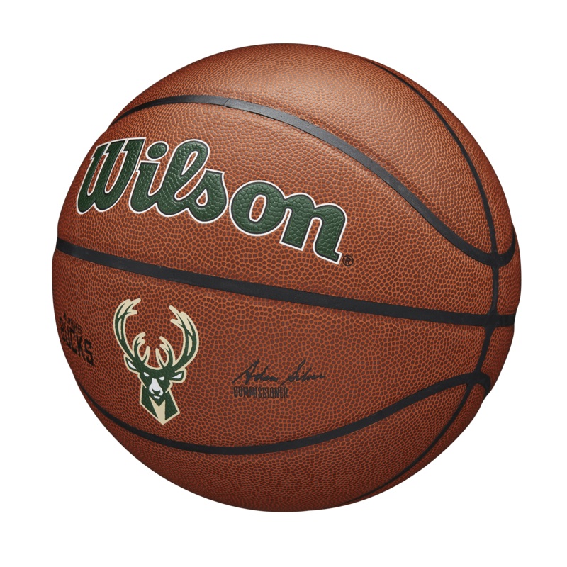 Milwaukee Bucks Wilson NBA Team Full Size Basketball Ball