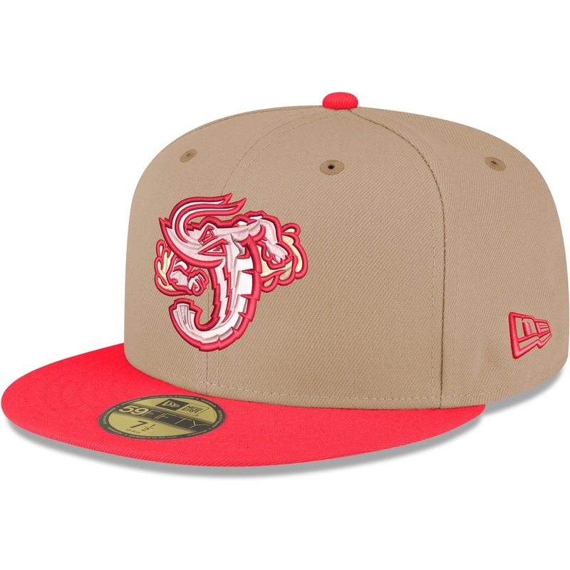 New Era Jacksonville Jumbo Shrimp Desert Sunset 59FIFTY Fitted Hat