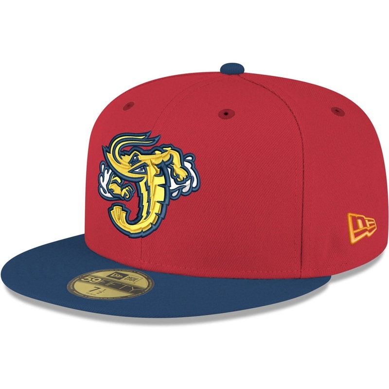 New Era Jacksonville Jumbo Shrimp Sangria 59FIFTY Fitted Hat