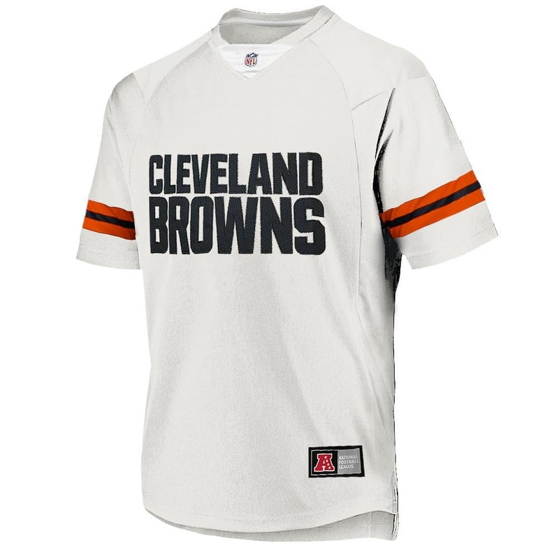 Cleveland Browns Majestic NFL Fan Replica Jersey – Vintage White