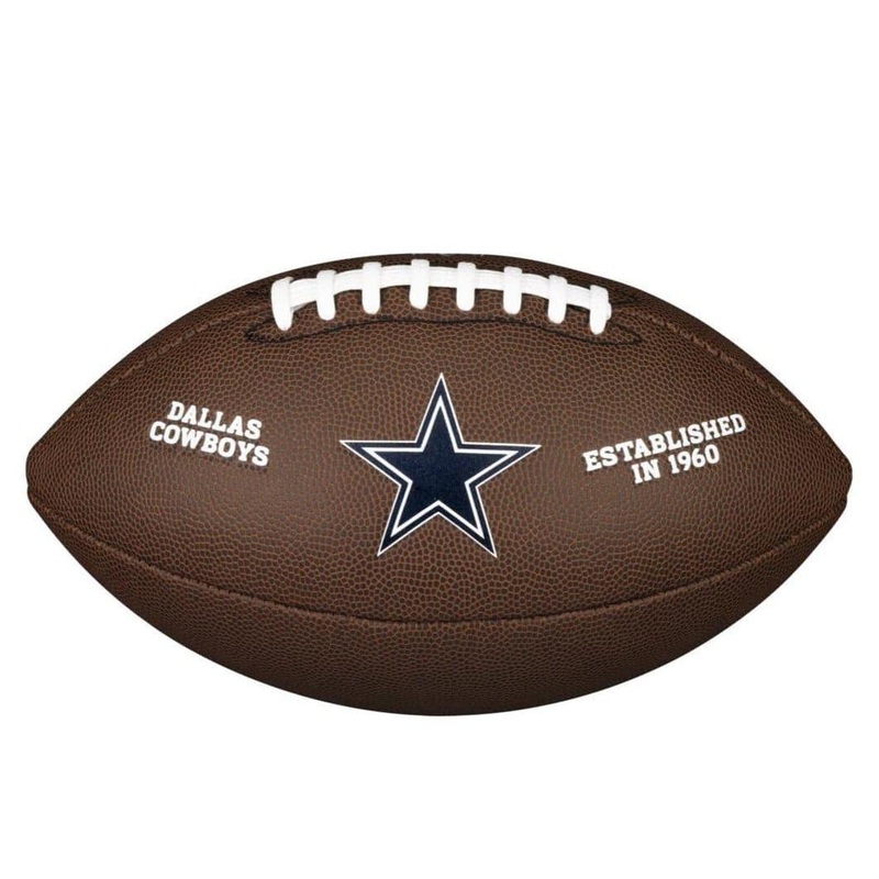 Dallas Cowboys Wilson NFL Team Full Size Football – Brown