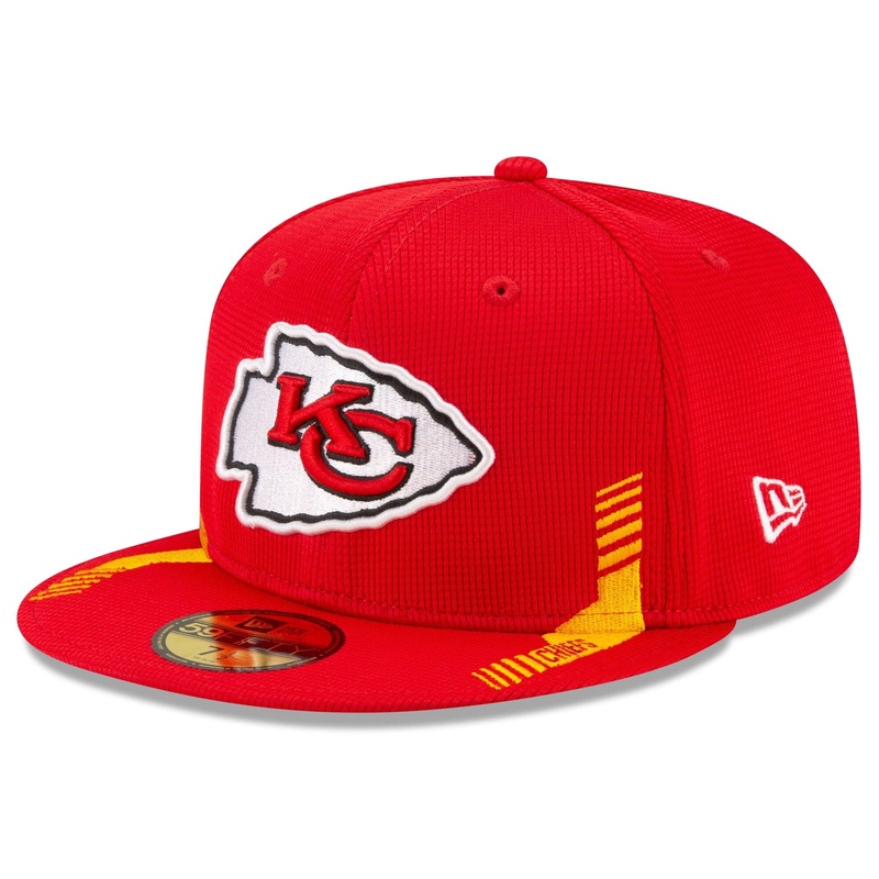 Kansas City Chiefs New Era NFL 2021 Sideline Home 59FIFTY Fitted Hat – Red