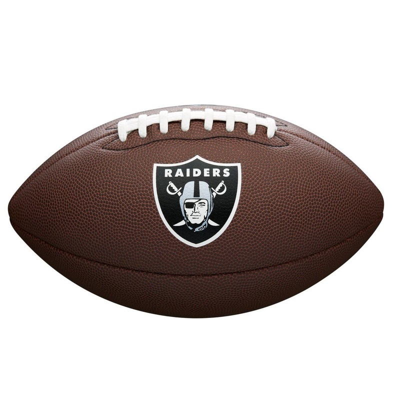 Las Vegas Raiders Wilson NFL Team Full Size Football – Brown