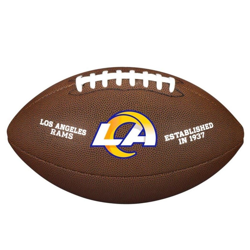 Los Angeles Rams Wilson NFL Team Full Size Football – Brown