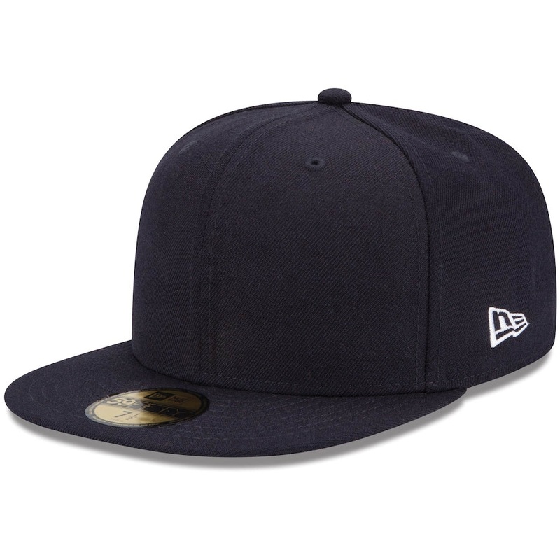New Era Navy Blue Blank 59FIFTY Fitted Hat
