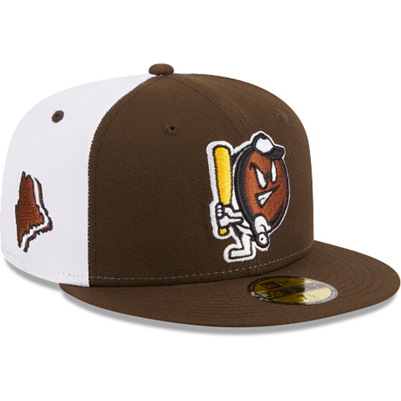 New Era Portland Sea Dogs Theme Night Brown 59FIFTY Fitted Hat