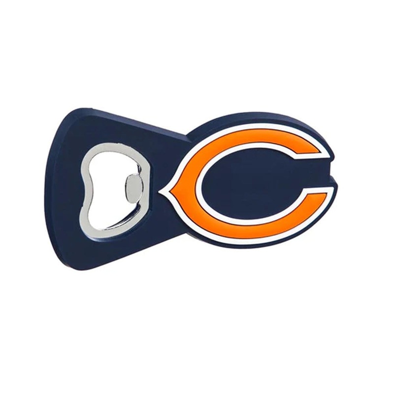 NFL Chicago Bears Evergreen Magnetic Rubber Bottle Opener