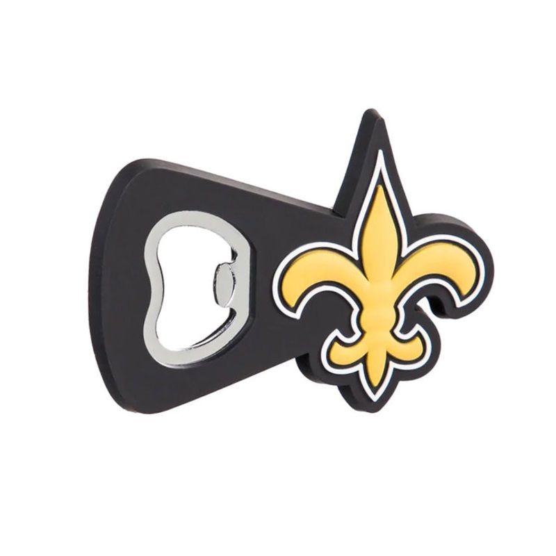 NFL New Orleans Saints Evergreen Magnetic Rubber Bottle Opener