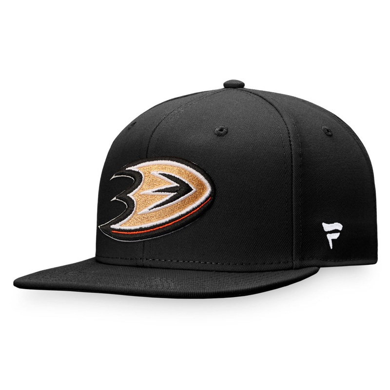 NHL Anaheim Ducks Fanatics Core Snapback Hat – Black