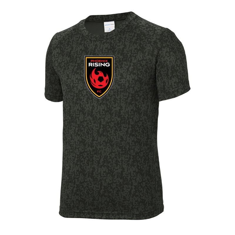 Phoenix Rising Youth Digi Camo T-Shirt – Black