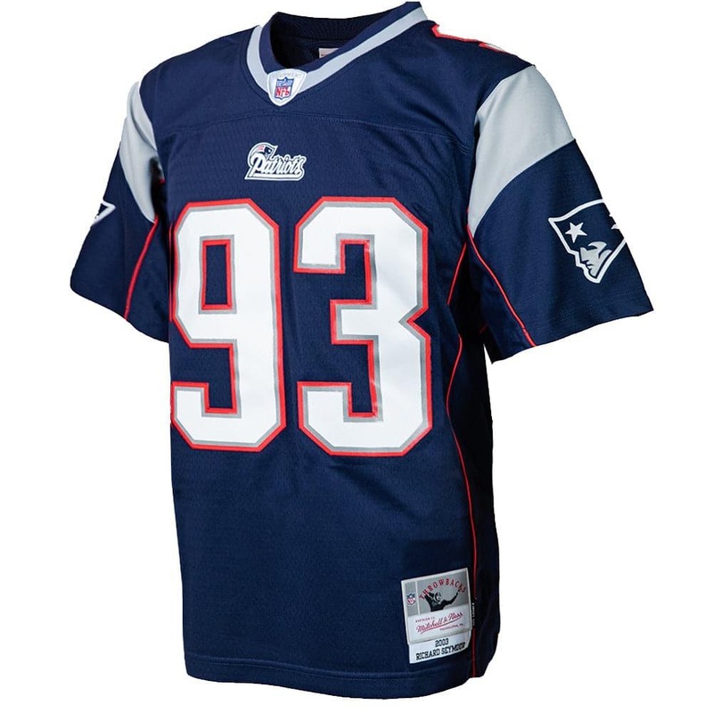 Richard Seymour New England Patriots Mitchell & Ness NFL 2003 Legacy Jersey – Navy