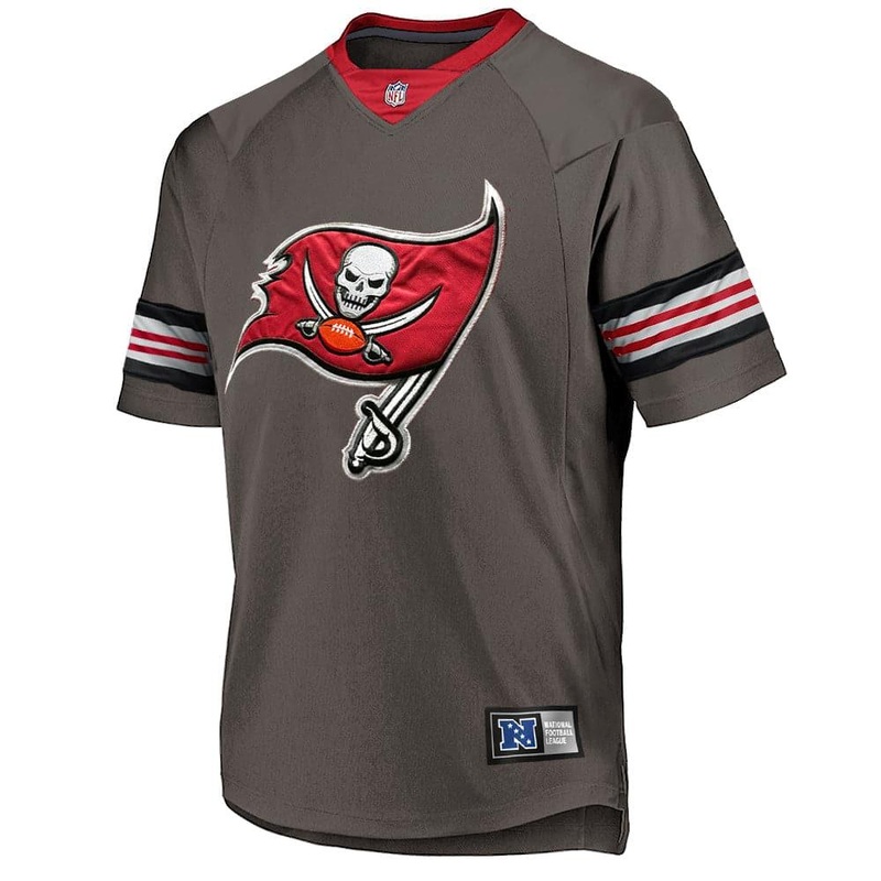 Tampa Bay Buccaneers Majestic NFL Fan Replica Jersey – Pewter