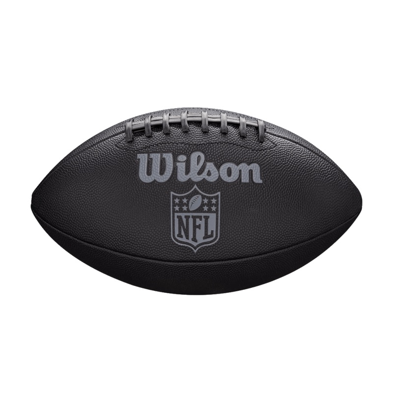 Youths Wilson NFL Jet Black Junior Composite Football Ball – Black