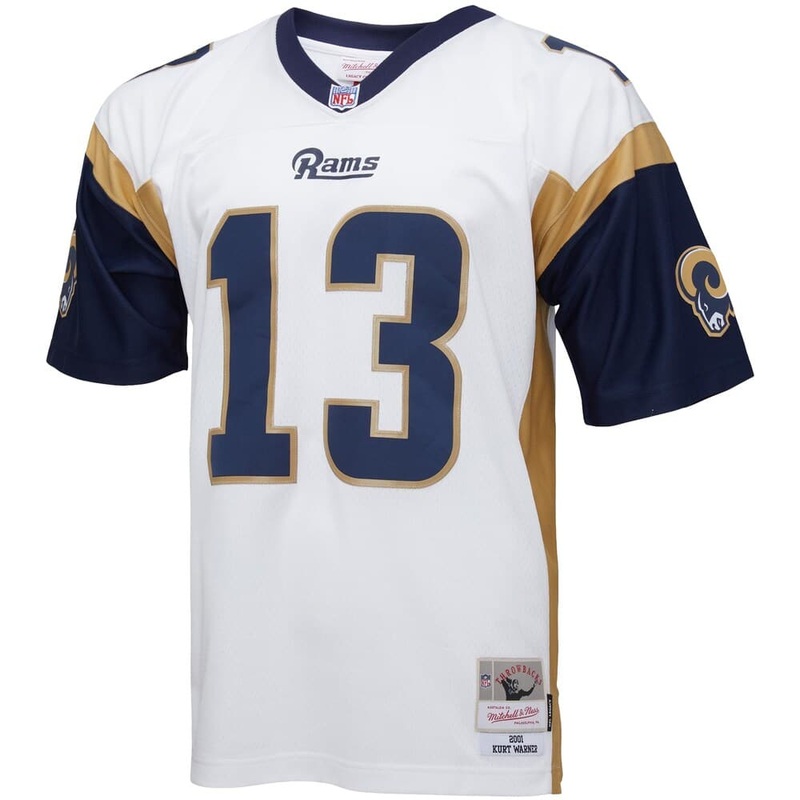 Kurt Warner Los Angeles Rams Mitchell & Ness NFL 01 Legacy Jersey – White