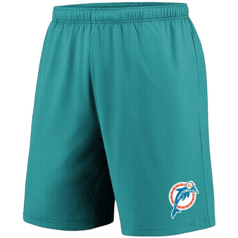 Miami Dolphins Mitchell & Ness NFL Basic Mesh Shorts – Teal