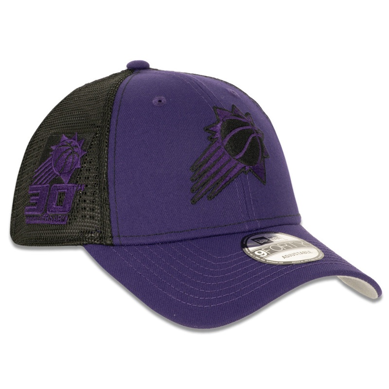 NBA Phoenix Suns New Era 30th Anniversary 9FORTY Trucker Adjustable Hat – Purple