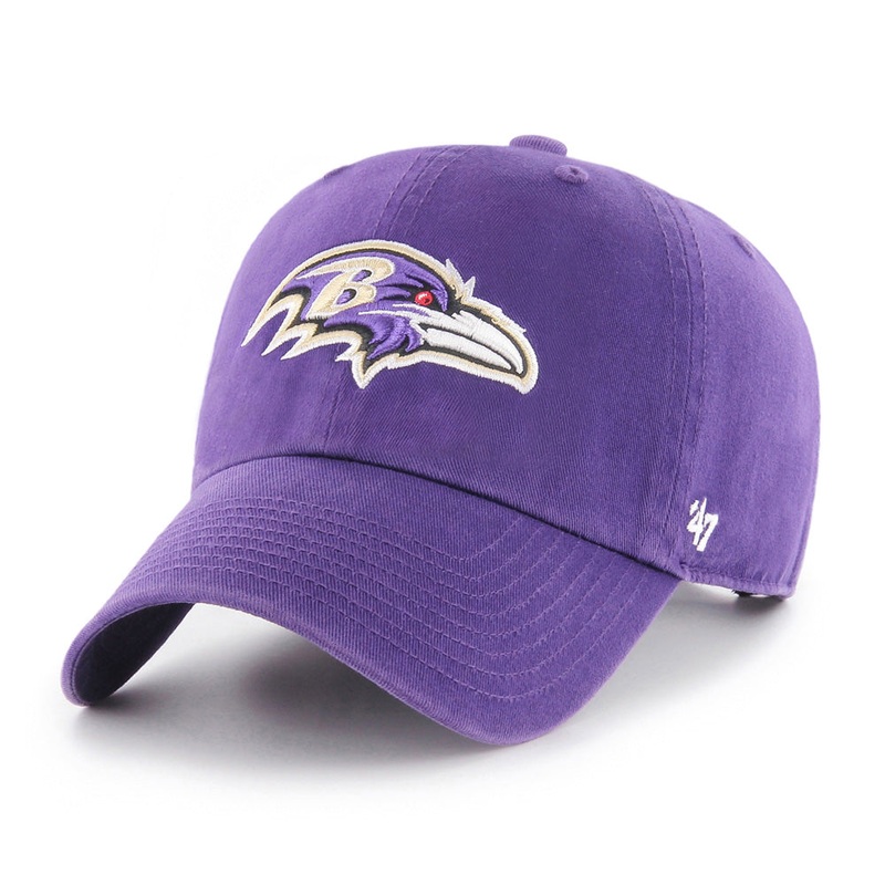 NFL Baltimore Ravens ’47 Clean Up Adjustable Hat – Purple