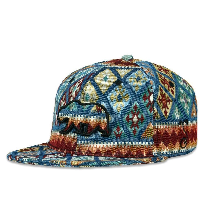 Removable Bear Argyle Andes Fitted Hat