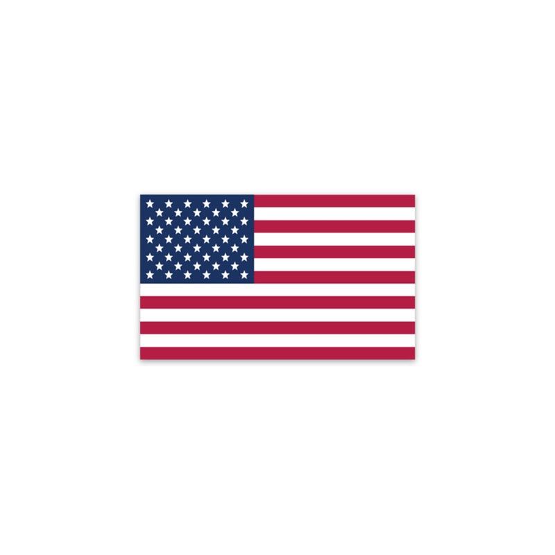United States 3″ Flag Decal