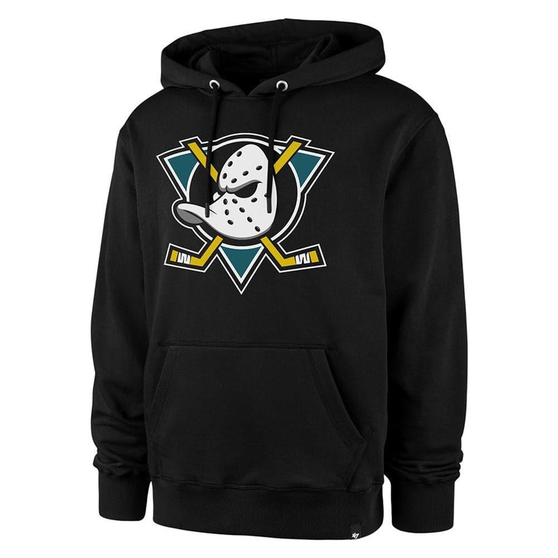 Anaheim Mighty Ducks ’47 NHL Team Logo Hoodie Jumper – Black