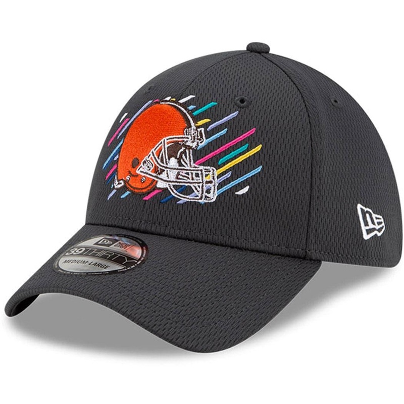 Cleveland Browns New Era NFL Crucial Catch 39THIRTY Flex Fit Hat – Steel